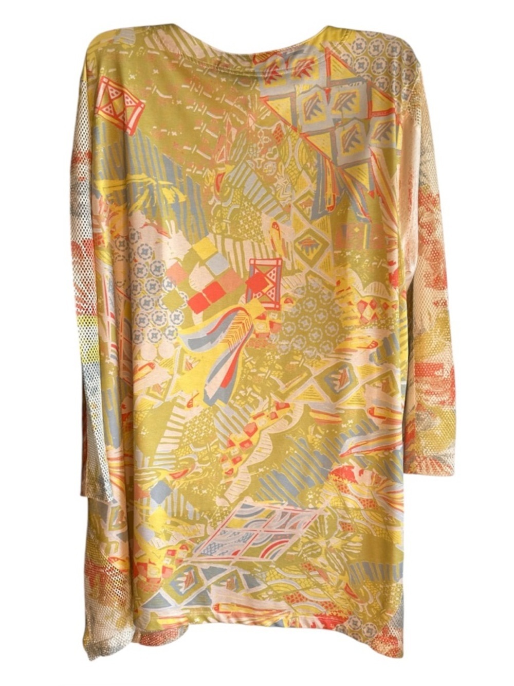 Women's Floral Scoop-Neck Tunic Top in Multi-Color - Picture 2 of 6